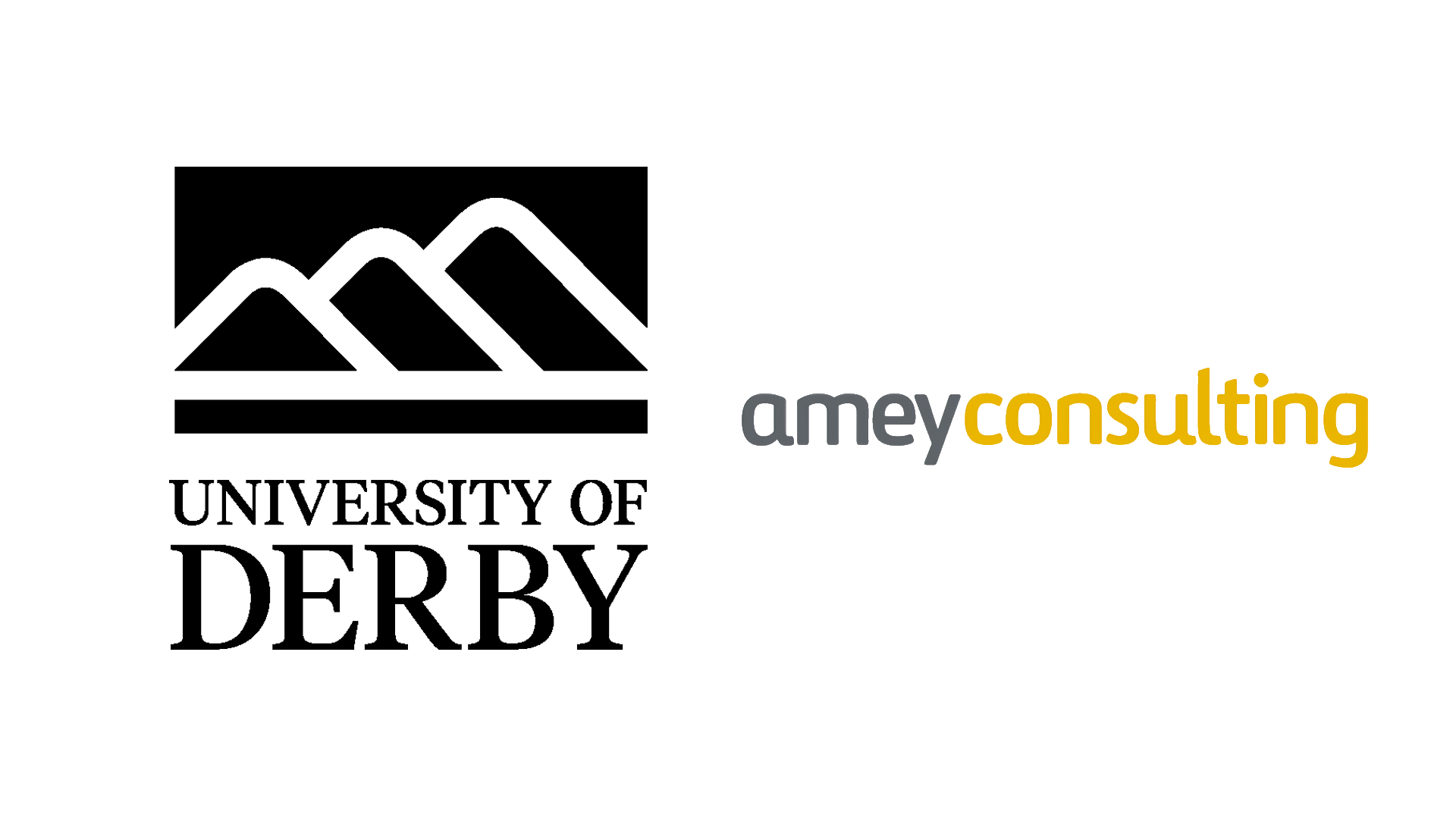 University of Derby logo and Amey Consulting logo